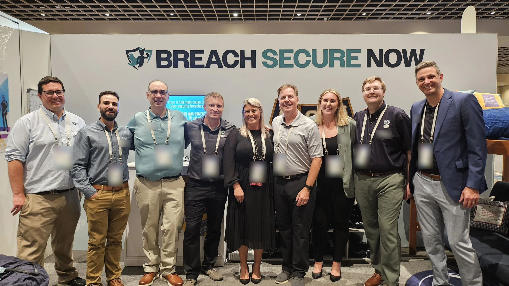 The Breach Secure Now team at their booth, IT Nation Connect, Orlando, November 2024